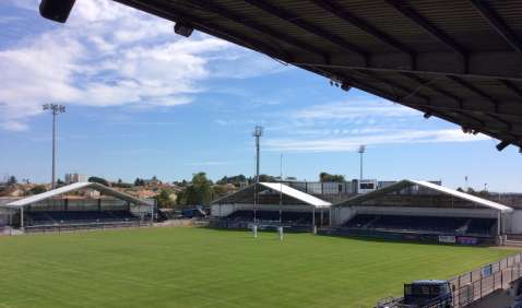 estadio Chanzy - graderío cubierto