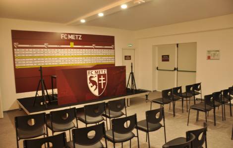 press room of Saint-Symphorien stadium - Project designer