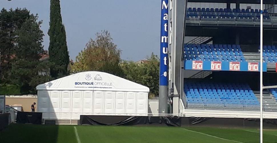 Installation de la boutique officielle - Castres Olympique