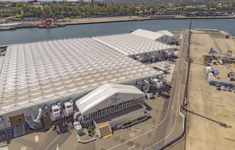 construction of an exhibition centre in Sydney