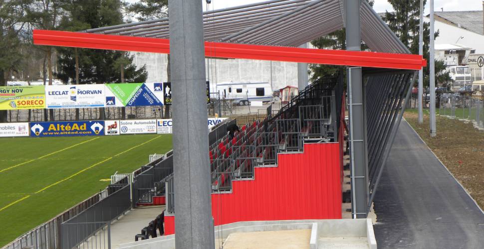Projet d'agrandissement de tribunes - Chalon Rugby- Project designer
