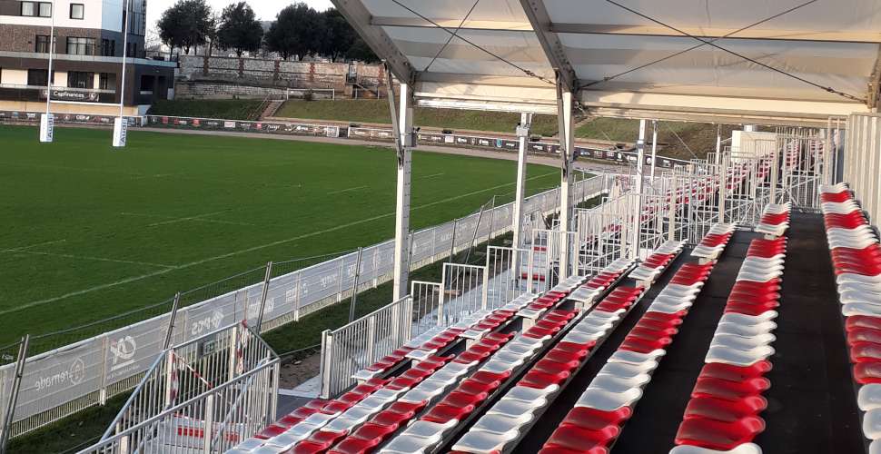 Projet de couverture de tribunes à Rouen