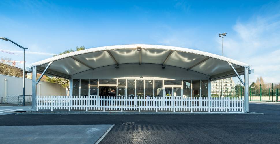 Reception area project - sports complex Nantes