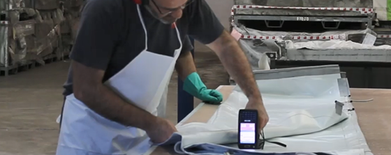 Baches - technologie RFID