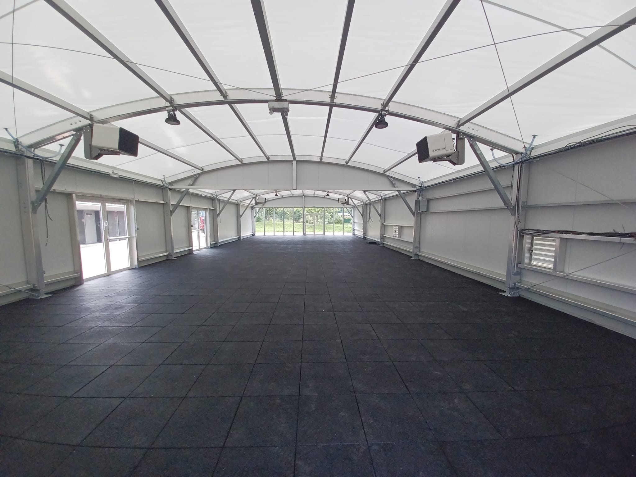 Salle de musculation - Coupe du Monde de Rugby 2023 - plancher sportif