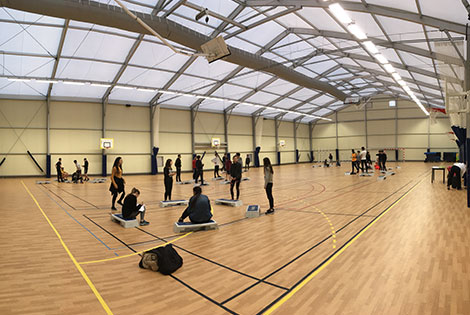 Construcción de edificio deportivo - Gimnasio