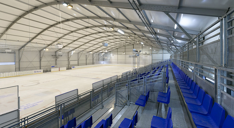 Construction de patinoires rapide