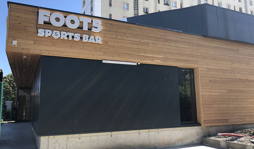 Construction of a sports complex