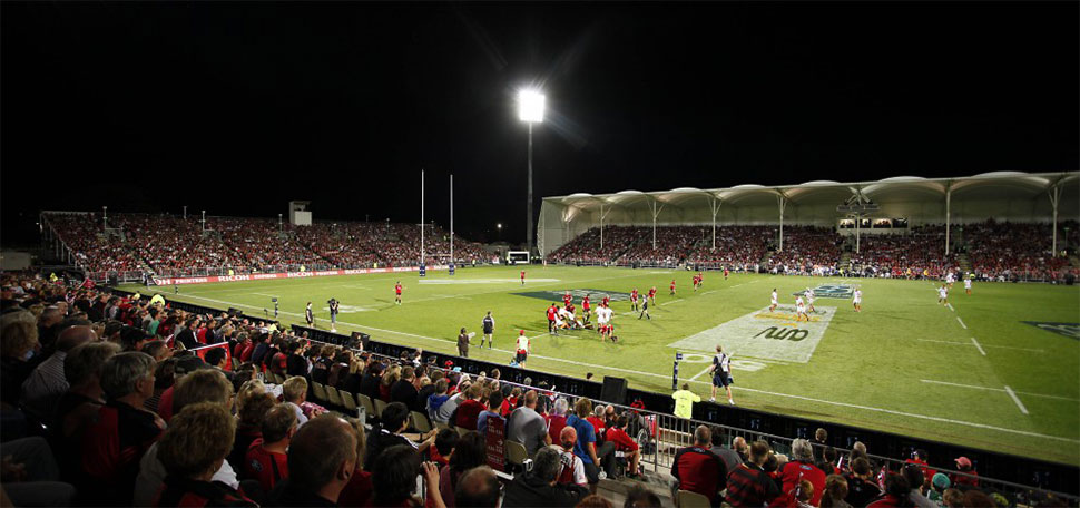 Construcción de un estadio temporal para la Copa Mundial de Rugby - project designer
