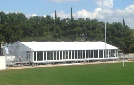 Espace réceptif du stade de rugby Maurice David
