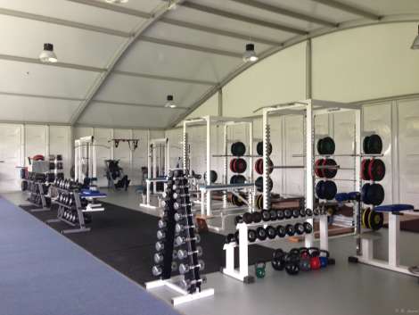 instalación de un centro de entrenamiento